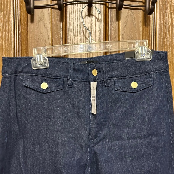 Ann Taylor Trouser High Rise Classic Blue Denim Jeans - Picture 5 of 9